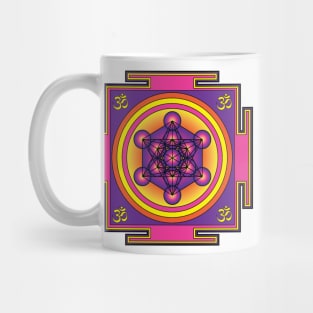 Metatron's Cube Mandala Mug